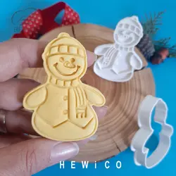 مهر و کاتر شیرینی آدم برفی کلاسیک کد 409