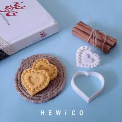 مهر و کاتر شیرینی طرح قلب گیسو کد 417