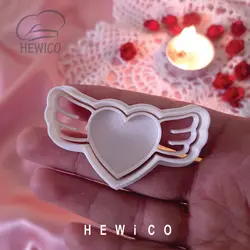 مهر و کاتر شیرینی طرح قلب فرشته کد 415