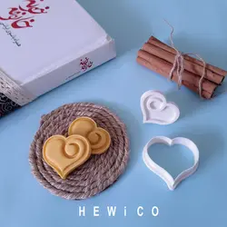 مهر و کاتر شیرینی طرح قلب کد 419