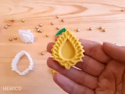 مهر و کاتر شیرینی طرح یاقوتی کد 333