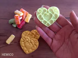 مهر و کاتر شیرینی قلبی طرح دلنواز کد 351