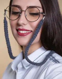 بند عینک | بند عینک بافت | پوشاک کاپلا | Couple'A | اکسسوری عینک | نخ عینک | بند بافت