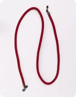 بند عینک | بند عینک کمند زرشکی | پوشاک کاپلا | Couple'A | اکسسوری عینک | بند بافت