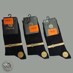 جوراب بلند پاموک ساده نخ ترک - پوشاک دانیل