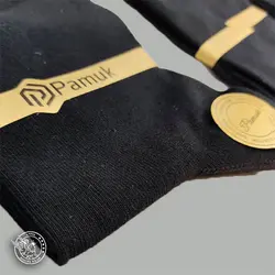 جوراب بلند پاموک ساده نخ ترک - پوشاک دانیل