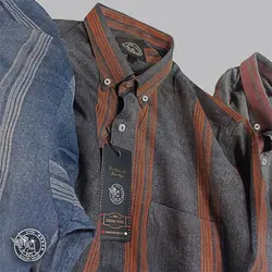 پیراهن علیرام دنیم راه راهA+++ - پوشاک دانیل