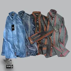 پیراهن علیرام دنیم راه راهA+++ - پوشاک دانیل