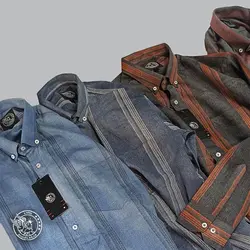 پیراهن علیرام دنیم راه راهA+++ - پوشاک دانیل