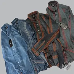 پیراهن علیرام دنیم راه راهA+++ - پوشاک دانیل