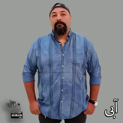 پیراهن علیرام دنیم راه راهA+++ - پوشاک دانیل