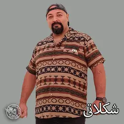 پیراهن کنف سرخپوستی انگلیسی 5684 - پوشاک دانیل