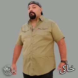 پیراهن کتان کوتاه 5686 - پوشاک دانیل