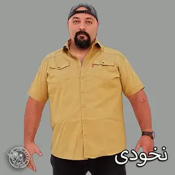 پیراهن کتان کوتاه 5686 - پوشاک دانیل