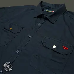 پیراهن کتان دو جیب دیزل