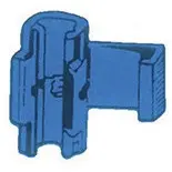 تقویت کننده اتصال دهنده نوع چین دار از پیش عایق شده Pre-insulated crimp-type connector ampliversal