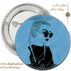 پیکسل دخترونه طرح دختر با عینک آفتابی  (پیکسل-جاسوییچی)