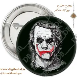 پیکسل جوکر مرد طرح مشکی (پیکسل-جاسوییچی)