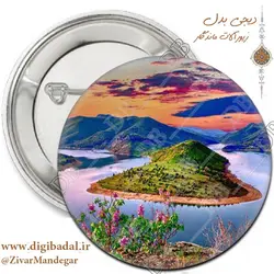 پیکسل طرح نقاشی دریاچه (پیکسل-جاسوییچی)