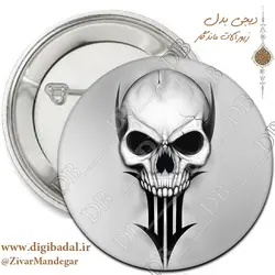 پیکسل جمجمه و اسکلت طرح گیمینگ (پیکسل-جاسوییچی)