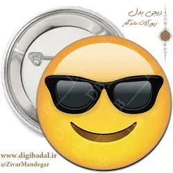 پیکسل ایموجی و استیکر عینک آفتابی