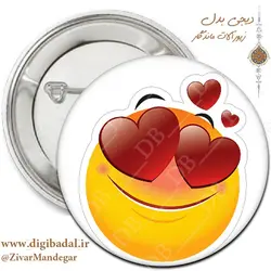 پیکسل ایموجی چشم قلبی