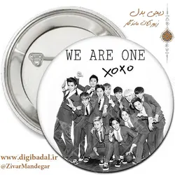 پیکسل طرح گروه XOXO