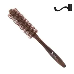 برس مو پیچ چوبی باریک S-2719 شی رز Sh-Rose