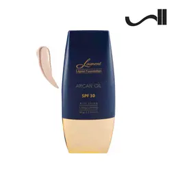 کرم پودر تیوپی SPF30 لوسمنت حاوی روغن آرگان و آلوئه ورا شماره L223