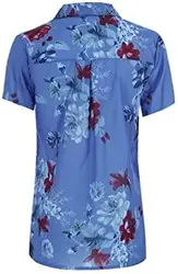 بلوز آستین کوتاه زنانه مدل floral short sleeve