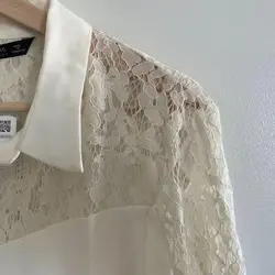 شومیز ZARA مدل sleeve lace women
