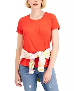 بلوز زنانه برند Stradivarius مدل orange