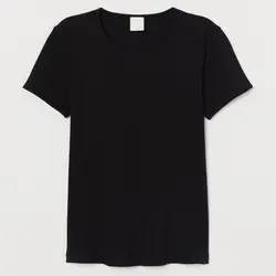 تیشرت زنانه H&amp;M مدل Ribbed