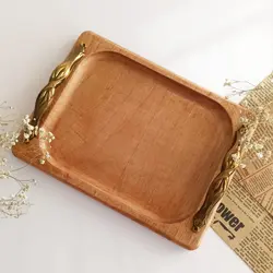 سینی چوبی طرح صدف(بزرگ)