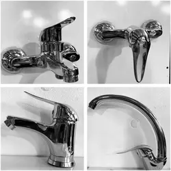 ست کامل ۴ تیکه شیرالات رستاک مدل ونیز کروم(تک رنگ)