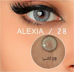 لنز رنگی فصلی آلکسیا ، شماره 28 ALEXIA  COLORED CONTACT LENS NUMBER 28