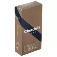 کاندوم نازک چرچیلز حاوی ماده تاخیری با اسانس وانیل و روان کننده 12 عددی Churchills Classic Delay Condoms 12 PSC