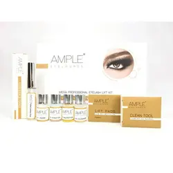 کیت لیفت مژه وابرو ۴۰ نفره امپل ample permania eyelash lifting kit
