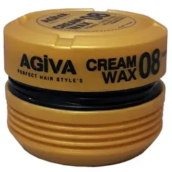 واکس مو آگیوا شماره 8 براق کننده و حالت دهنده قوی 08 Agiva Cream Wax