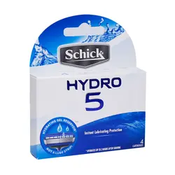 تیغ یدک 5 لبه شیک مدل هایدرو 4 عدد Schick Hydro Spare Model Blade 5 4pic
