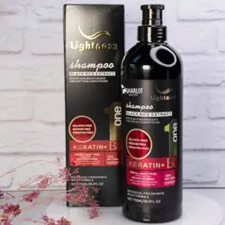 پک ماسک و شامپو کراتینه لایتنس اصلی عصاره برنج سیاه