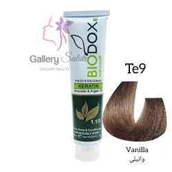 رنگ مو بیوداکس شماره Te9 وانیلی Bio Doxe Haie Color Specialy Formulated 125 mil