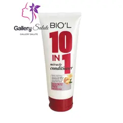 نرم کننده مو تیوپی بدون سولفات ده کاره بیول 200 میل Biol Hair conditioner 200m