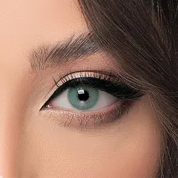 لنز چشم گلدن مود رنگ سبز زمردی Golden Mood Lenses 3D Hydroclear Emerald