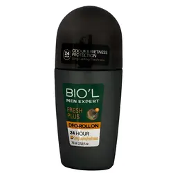 مام رول ضد تعریق مردانه فرش پلاس بیول(BIOL)- 75میلی لیتر fresh plus deo mum roll men expert BIOL75 mil