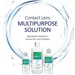 مایع لنز ، محلول شستشوی لنز آی پلاس مولتی حجم 100 میل Eye Plus Multi Contact Lenses Multi Purpose Solution