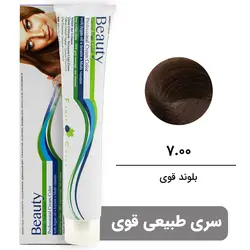 رنگ موی بیوتی سری طبیعی قوی شماره 7.00 بلوند قوی BEAUTY GARNIC PROFESSIONAL CREAM HAIR DYE INTENSIVE NATURAL SERIES NUMBER 7 00 INTENSIVE BLONDE 100ML