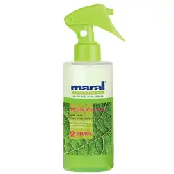 سرم موی دوفاز ضد وز مارال حاوی کراتین و آلوئه ورا 450 میلی لیتر Maral Anti Frizz Hair Serum With Keratin &amp; Aloevera 450 ml