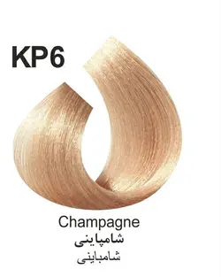 رنگ موی کاترومر KATROMER،شماره KP6 شامپاینی