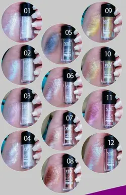 سایه گلیتر و هایلایتر پودری ویو Vio High lghter powder